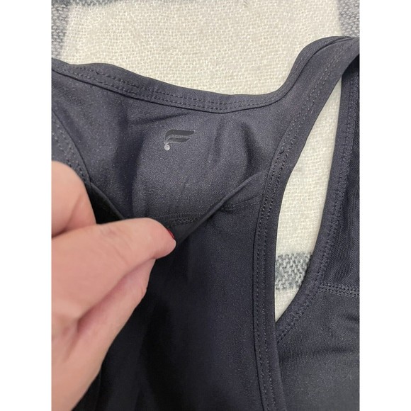 Fabletics‎ Black Racerback Sports Bra Athletic Workout Tank Top Size XS - Picture 5 of 6